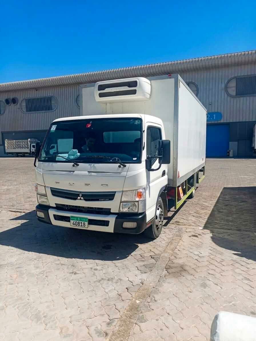 Chiller truck fleet in Abu Dhabi